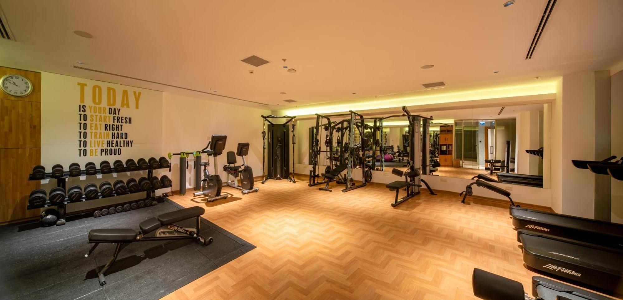 Concorde Tower Hotel & Casino Nicósia Exterior foto The gym at the hotel